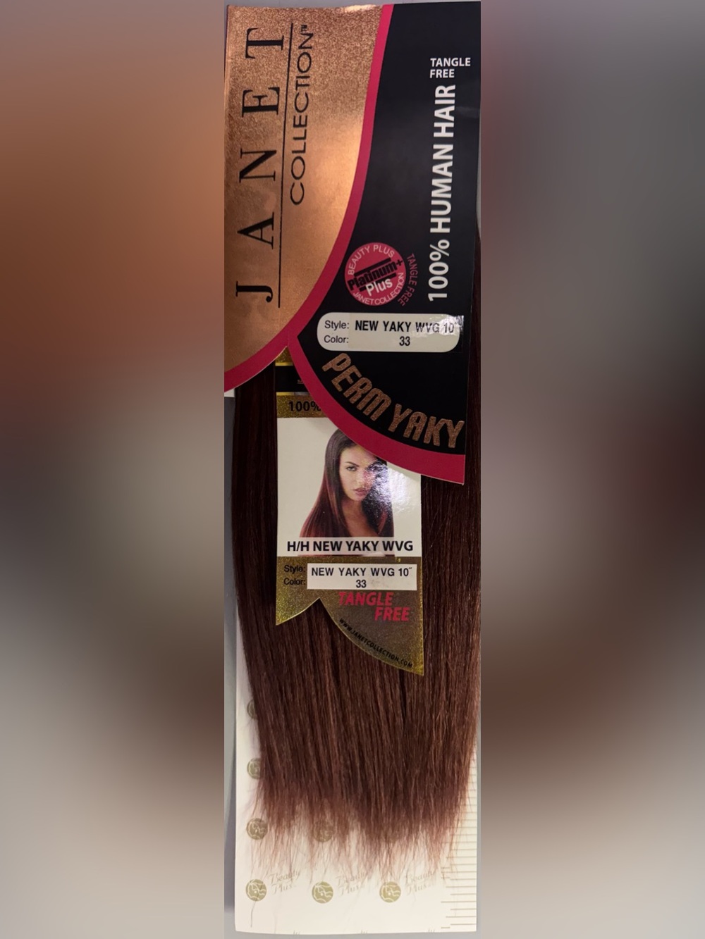 Janet Collection. 100% human hair. New Yaky. Perm yaky.